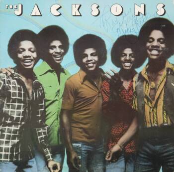 MICHAEL JACKSON SIGNED THE JACKSONS ALBUM