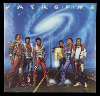 THE JACKSONS SIGNED VICTORY ALBUM SLEEVE