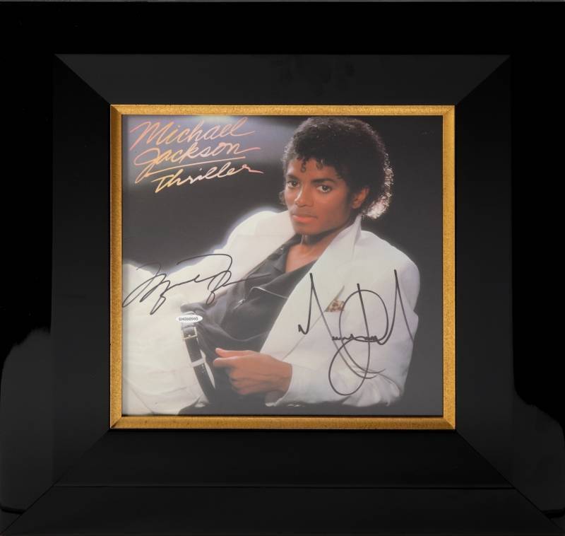 MICHAEL JACKSON & MICHAEL JORDAN SIGNED ALBUM