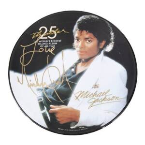 MICHAEL JACKSON SIGNED THRILLER 25 PICTURE DISC