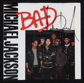 MICHAEL JACKSON SIGNED SINGLE