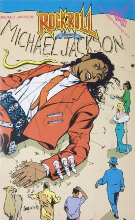 MICHAEL JACKSON SIGNED COMIC BOOK