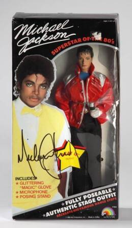 MICHAEL JACKSON SIGNED DOLL