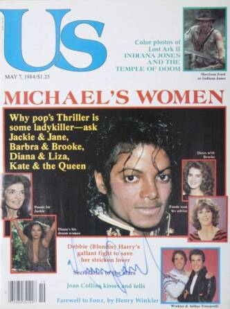 MICHAEL JACKSON SIGNED US MAGAZINE