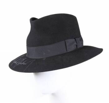 MICHAEL JACKSON SIGNED FEDORA