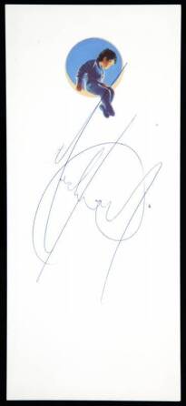 MICHAEL JACKSON SIGNED NEVERLAND STATIONERY