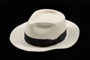 MICHAEL JACKSON SIGNED FEDORA