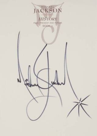 MICHAEL JACKSON SIGNED STATIONERY