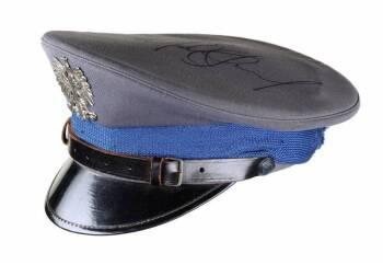 MICHAEL JACKSON SIGNED POLICE HAT