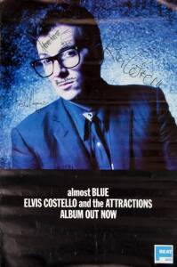 ELVIS COSTELLO AND THE ATTRACTIONS SIGNED POSTER