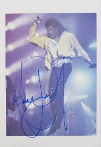MICHAEL JACKSON SIGNED PAGE
