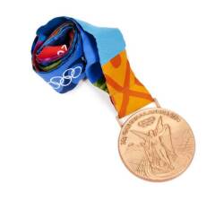 CARMELO ANTHONY U.S.A. BASKETBALL 2004 OLYMPIC BRONZE MEDAL - 4