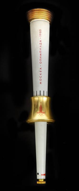 1980 MOSCOW SUMMER OLYMPICS RELAY USED TORCH