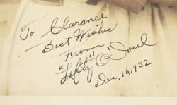 LEFTY O'DOUL SIGNED CIRCA 1932 BROOKLYN DODGERS IMAGE - 2