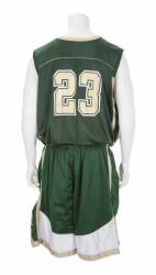 LeBRON JAMES 2002-03 GAME WORN HIGH SCHOOL BASKETBALL UNIFORM - 2