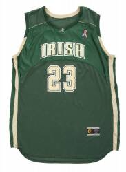 LeBRON JAMES 2002-03 GAME WORN HIGH SCHOOL BASKETBALL UNIFORM - 3