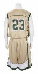 LeBRON JAMES 2002-03 HIGH SCHOOL GAME WORN BASKETBALL UNIFORM - 2