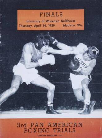 CASSIUS CLAY 1959 PAN AM BOXING TRIALS OFFICIAL ON-SITE PROGRAM