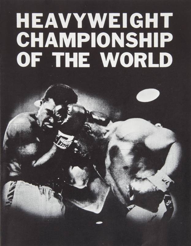 MUHAMMAD ALI VS. SONNY LISTON II 1965 OFFICIAL ON-SITE FIGHT PROGRAM