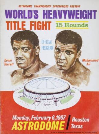 MUHAMMAD ALI VS. ERNIE TERRELL 1967 OFFICIAL ON-SITE FIGHT PROGRAM