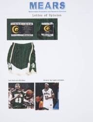 LeBRON JAMES 2002-03 GAME WORN HIGH SCHOOL BASKETBALL UNIFORM - 11