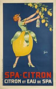 EARLY 20TH CENTURY POSTER FOR SPA-CITRON