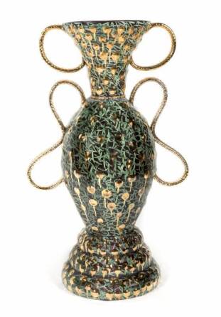 DECORATIVE CERAMIC URN FROM SPAGO