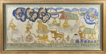 THAI NARRATIVE PAINTING