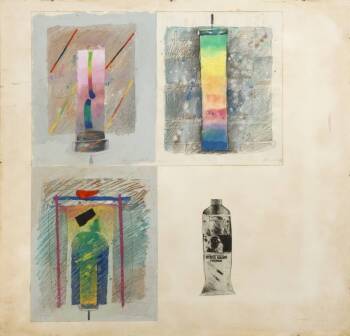 KAMOL TASSANANCHALEE (THAI, B. 1944) "ARTISTS COLORS RAINBOW"