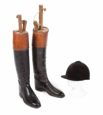 DAN DAILEY RIDING BOOTS AND HAT
