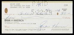 GOLDIE HAWN SIGNED CHECK