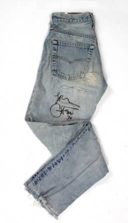 CHER SIGNED JEANS