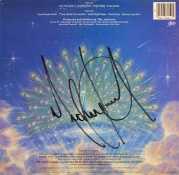 MICHAEL JACKSON SIGNED ALBUM