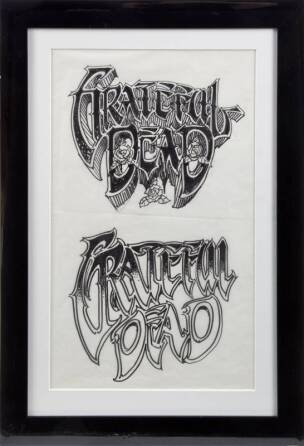 GRATEFUL DEAD LOGO LETTERING BY RICK GRIFFIN