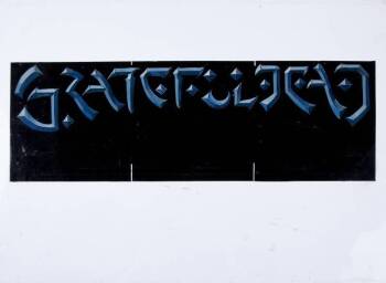 GRATEFUL DEAD LOGO LETTERING BY RICK GRIFFIN