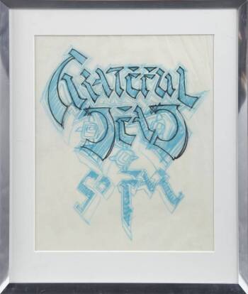 GRATEFUL DEAD RICK GRIFFIN LETTERING STUDIES