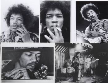 JIMI HENDRIX PERFORMANCE AND CANDID PHOTOGRAPHS