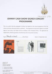 JOHNNY AND JUNE CARTER CASH SIGNED CONCERT PROGRAM - 7