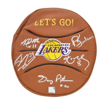 2003-2004 LOS ANGELES LAKERS SIGNED BASKETBALL BACKPACK