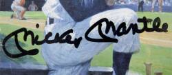 MICKEY MANTLE SIGNED POSTCARD - 2