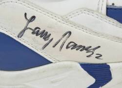 LARRY NANCE GAME WORN AND SIGNED SHOES - 3
