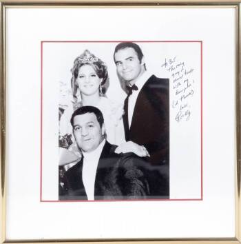 ROCKY MARCIANO SIGNED AND INSCRIBED PHOTOGRAPH TO BURT REYNOLDS