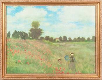 "LES COQUELICOTS" AFTER CLAUDE MONET