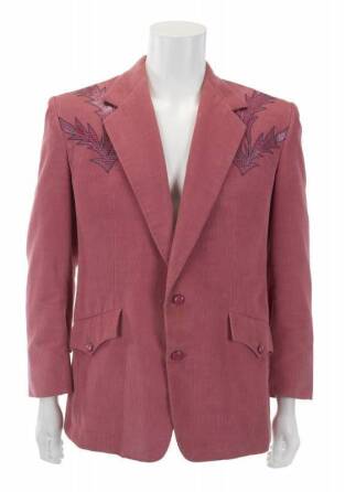 BURT REYNOLDS PINK CORDUROY WESTERN JACKET