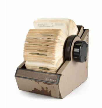 BURT REYNOLDS ROLODEX