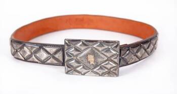 BURT REYNOLDS MONOGRAMMED BOHLIN STERLING BELT