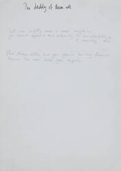 RONNIE WOOD HANDWRITTEN DOUBLE-SIDED LYRICS - 2