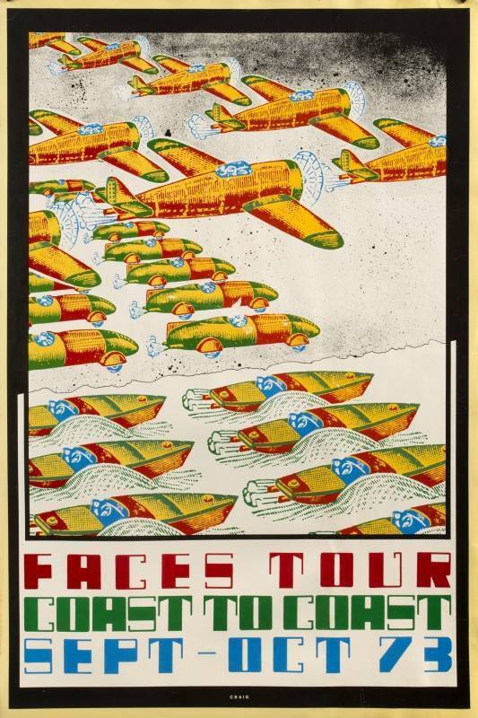 FACES 1973 TOUR POSTER