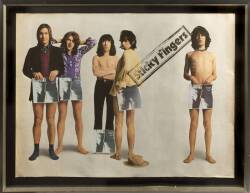 FRAMED STICKY FINGERS PROMOTIONAL POSTER