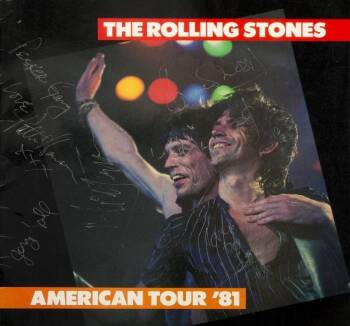 ROLLING STONES AUTOGRAPHED AMERICAN TOUR PROGRAM